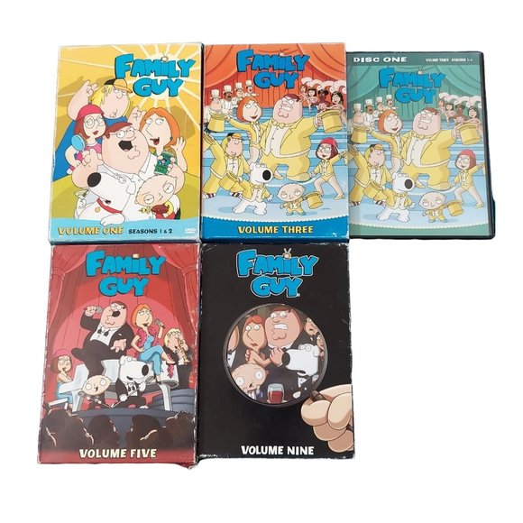 Family Guy Volume 1 Seasons 1 & 2, Season 3, Season 5, & Season 9 (DVD) Set Read - Picture 1 of 11
